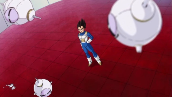 “YOU DARE CALL THE PRINCE OF ALL SAIYANS!?”     “Uh yeah.  Beerus is coming.  Just thought you’d like to know.”     “…oh shit.”